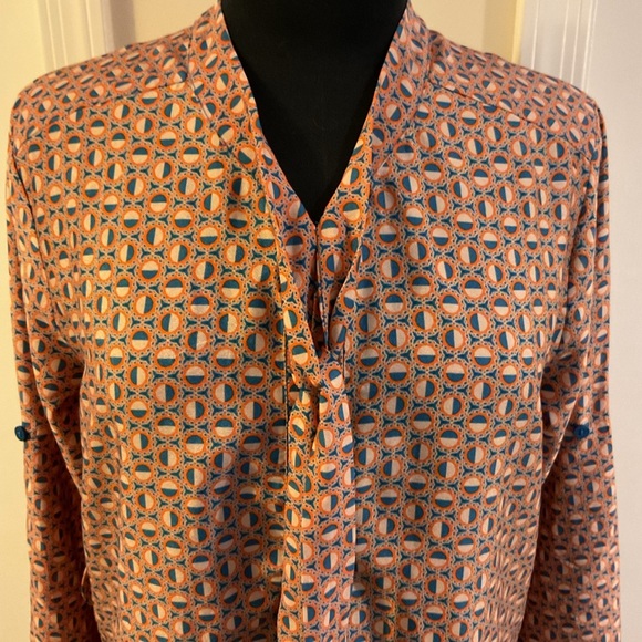 ☀️ Collective Concepts Roll Tab Shirt Dress Size Small - Picture 2 of 6